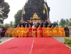 Sangha Mahayana Indonesia Bawa Pesan Damai Waisak dari Candi Sojiwan