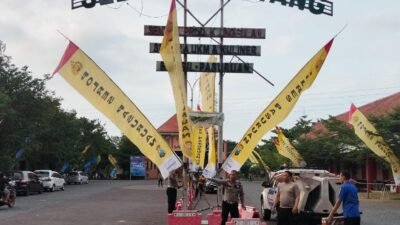 Polres Pasuruan Pastikan Kesiapan Lokasi Pit Stop Tour de Panderman. (Humas)