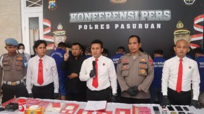 Polres Pasuruan Ungkap Kasus Narkoba Selama Mei 2024, 21 Pengedar Ditangkap