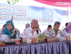 Tim Evaluasi TP. PKK Provsu Lakukan Penilaian Desa/Kelurahan Peserta Lomba