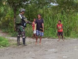 Sapa Damai Yonif 6 Marinir Habema Teduhkan Hati Warga Keikey