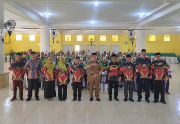 Bismillah, Kemenag Lampung Timur Lepas Keberangkatan Calon Jemaah Haji Kloter 54