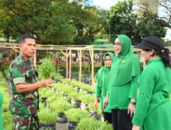 Kodim 0501/JP Sukses Panen Sayur Kedua di Atas Aspal