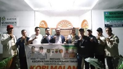 Camat Kota Kisaran Timur Gelar Kegiatan Inovasi Kopi Malam