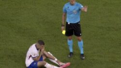 Prancis Menang 1-0 Lawan Austria, Mbappe Berlumuran Darah