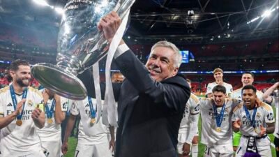 Real Madrid Angkat Trofi Liga Champions untuk ke-15 Usai Kalahkan Borussia Dortmund