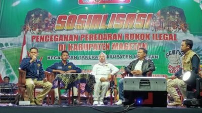 Satpol PP Magetan Kembali Gelar Sosialisasi Gempur Rokok Ilegal