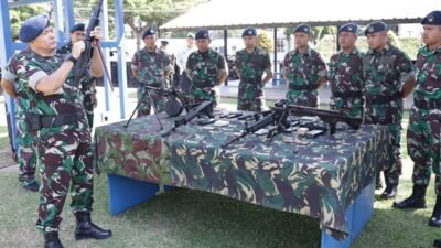 Danlanud Husein Sastranegara Inspeksi Gudang Senjata, Cek Kesiapan Tempur