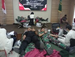 Kodim 0819 Pasuruan dan Kejari Gelar Aksi Donor Darah