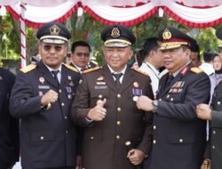 Bentuk Sinergitas Antar Instansi, Kanwil Kemenkumham Bali Hadiri Upacara HUT ke-78 Bhayangkara