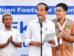 Ekspor Perdana Sepatu ke AS, Jokowi Apresiasi Investasi Perusahaan Taiwan 