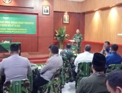 Kodim 0501/JP Gelar Komsos dengan Aparat Pemerintah Jakpus