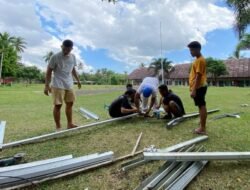 Kembangkan Pembinaan Kemandirian, Lapas Terbuka Lombok Tengah Bekali Warga Binaan Keterampilan Konstruksi Baja Ringan