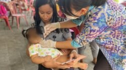 Lima Bayi WBP LPP Kerobokan Ikuti PIN Polio Serentak 
