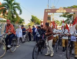 Kasdim 0819 Ikuti Parade Sepeda Tua Regional Jatim