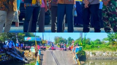 Plt Bupati Sidoarjo Tinjau Jembatan Kedungpeluk Yang Ambrol