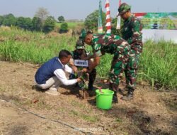 Cegah Abrasi Sungai Brantas, Kodim 0819 Pasuruan Lakukan Ini