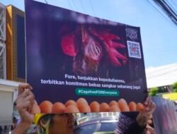 AFJ Gelar Aksi di Jakarta dan Yogyakarta, Desak Fore Coffee Wujudkan #CagefreeFOREveryone