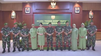 Dandim 0501/JP Pimpin Korps Raport Penerimaan Personel Baru