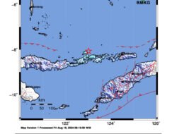 Dipicu Aktivitas Lempeng Indo-Australia, Flores-NTT Diguncang Gempa Menengah