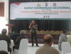 Kasdim 0819 Hadiri Rakor Eksternal Operasi Mantap Praja Semeru 2024