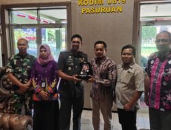 Dandim 0819 Terima Audiensi Komisionaris KPU Pasuruan