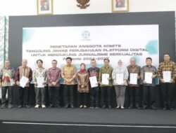 Suprapto Sastro Atmojo Terpilih Jadi Ketua Komite Publisher Rights