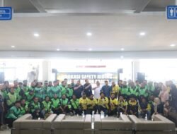 HUT RI ke-79, Pelindo Makassar Gelar “Safety Riding”-Service Gratis Ojek