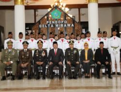 Paskibraka Kabupaten Sidoarjo 2024 Dikukuhkan di Pendopo Delta Wibawa