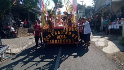 Danramil 0819/22 Purwodadi-Pasuruan Dukung Penuh Sedekah Bumi Sebagai Budaya Kearifan Lokal