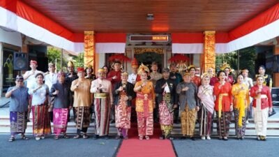 Semarak Budaya Nusantara Warnai Peringatan HUT ke-79 RI Kemenkumham Bali