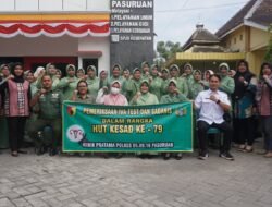 Persit KCK XXXIII Kodim Pasuruan Gelar Pemeriksaan Tes IVA Untuk Deteksi Dini