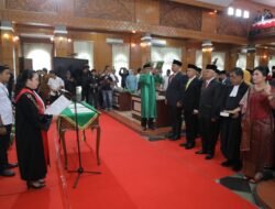 Bupati Hadiri Pengucapan Sumpah Janji Anggota DPRD Asahan 2024-2029