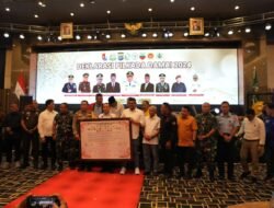 Pj Sekda Kabupaten Asahan Ikuti Deklarasi Pilkada Sumut