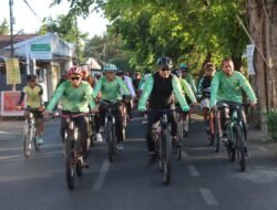 Dandim 0820 Ikut Gowes Hari Jadi Kota Probolinggo ke-665