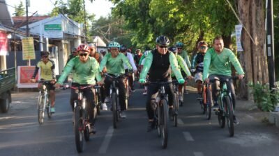 Dandim 0820 Ikut Gowes Hari Jadi Kota Probolinggo ke-665