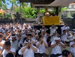 Rayakan Hari Galungan, Lapas Kerobokan Gelar Sembahyang Bersama 