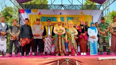 Danramil 0819/19 Prigen Hadiri Karnaval Sedekah Dusun Jawi