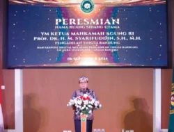 Ketua MA Bangga Bisa Resmikan Ruang Sidang Utama PT Bandung