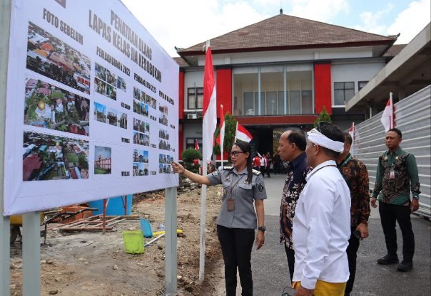 Sesditjenpas Monitoring Progres Pembangunan Lapas Kerobokan 