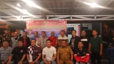 Camat Kisaran Barat dan Kapolsek Ajak Warga Nobar Timnas