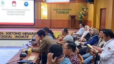 KPU Pastikan Dua Bapaslon Pilkada Kota Kediri Sehat Jasmani dan Rohani