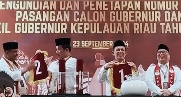 Pilgub Kepri: Ansar-Nyanyang Nomor 1, Rudi-Rafiq 2