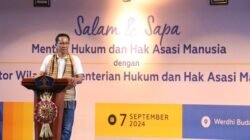 Menkumham Supratman: Mari Bekerja Sesuai Aturan dan Utamakan Pelayanan