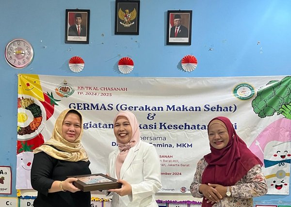 Sekolah KB dan TK Al-Chasanah Tanjung Duren Gelar Edukasi Kesehatan Gigi Plus Germas