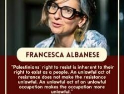 Francesca Albanese, Pelapor Khusus PBB: Israel Ingin Lenyapkan Palestina