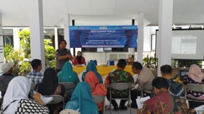 Babinsa 0819/25 Hadiri Sosialisasi Sadar Hukum ke Masyarakat