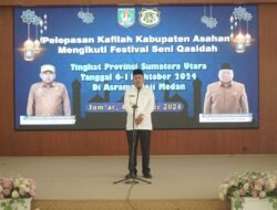 Pjs Bupati Asahan Lepas Kafilah Ikuti Festival Seni Qasidah