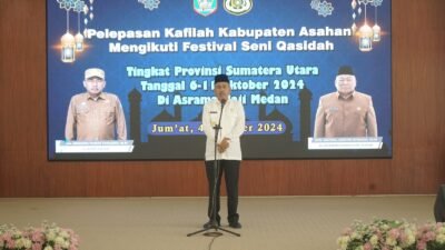 Pjs Bupati Asahan Lepas Kafilah Ikuti Festival Seni Qasidah
