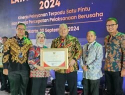 Pemkab Asahan Sabet Penghargaan Anugerah Layanan Investasi